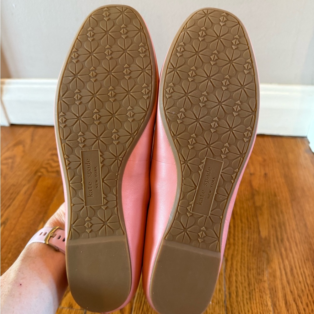 Kate Spade Women’s Kiersten Bow Pink Ballet Flats - Picture 8 of 8